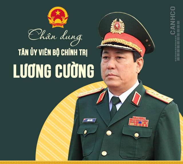 Chân dung tân Ủy viên Bộ Chính trị Đại tướng Lương Cường