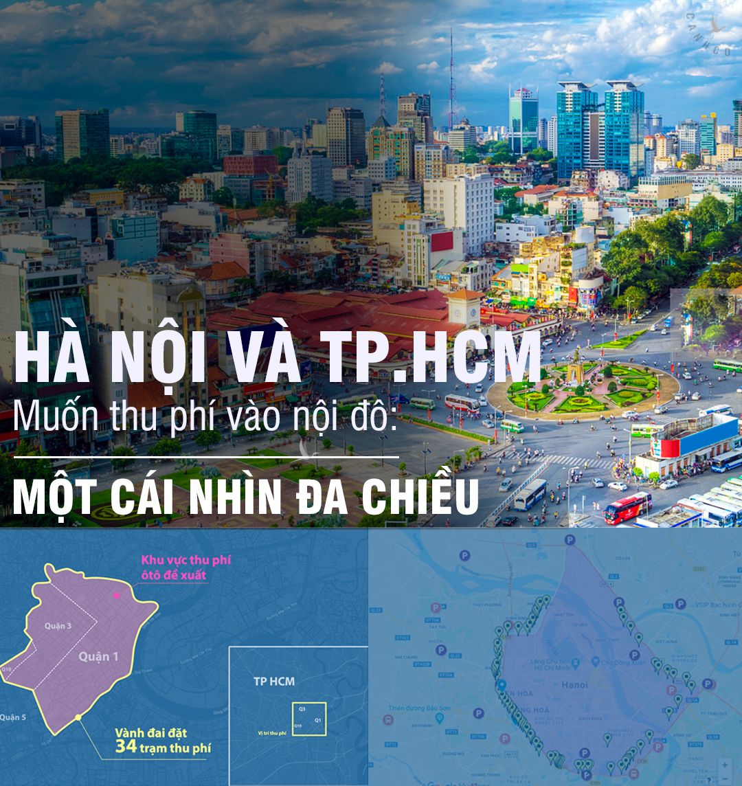 Hà Nội và TP.HCM muốn thu phí vào nội đô: Một cái nhìn đa chiều