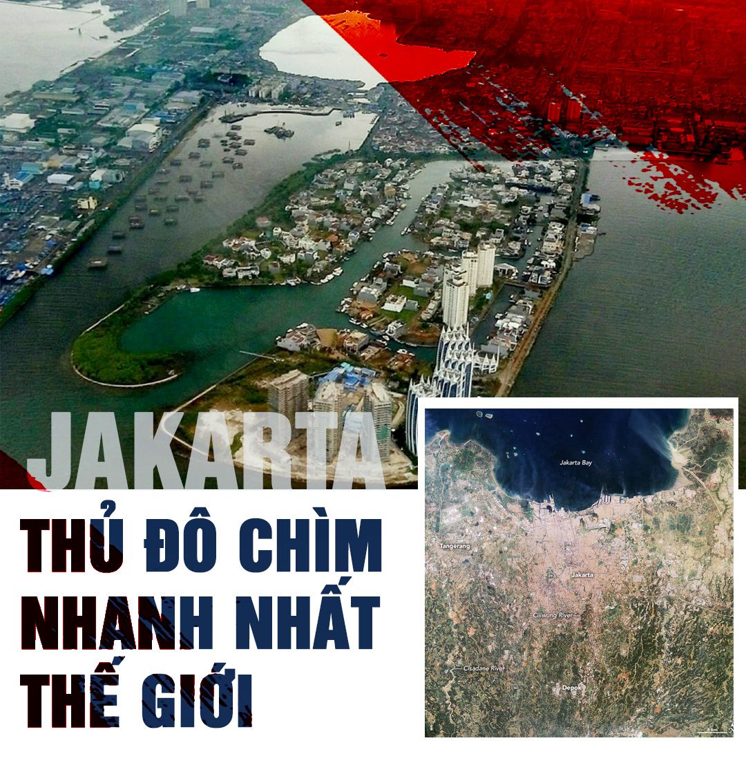 Jakarta, thủ đô chìm nhanh nhất thế giới