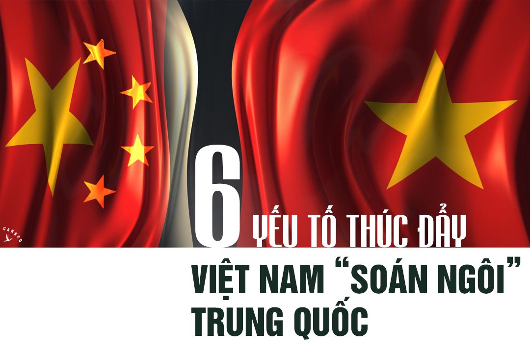 Sáu yếu tố thúc đẩy Việt Nam “soán ngôi” Trung Quốc