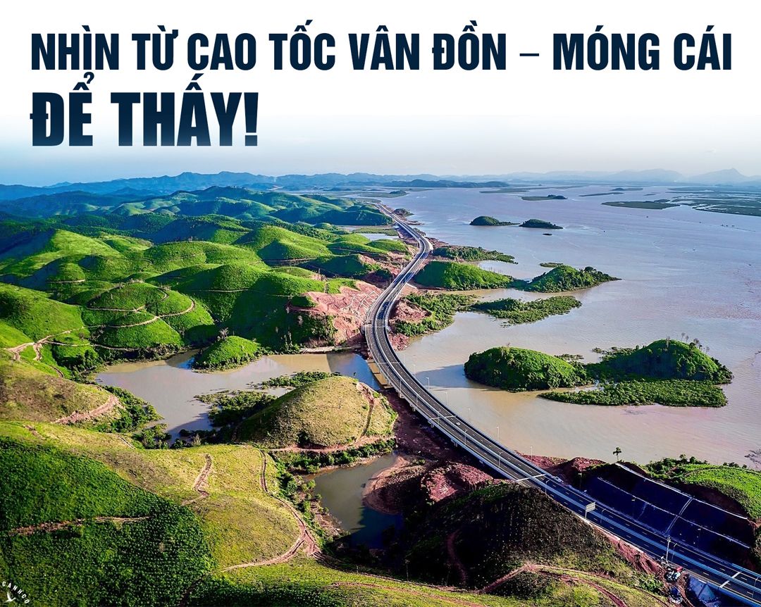 Nhìn từ cao tốc Vân Đồn – Móng Cái để thấy!