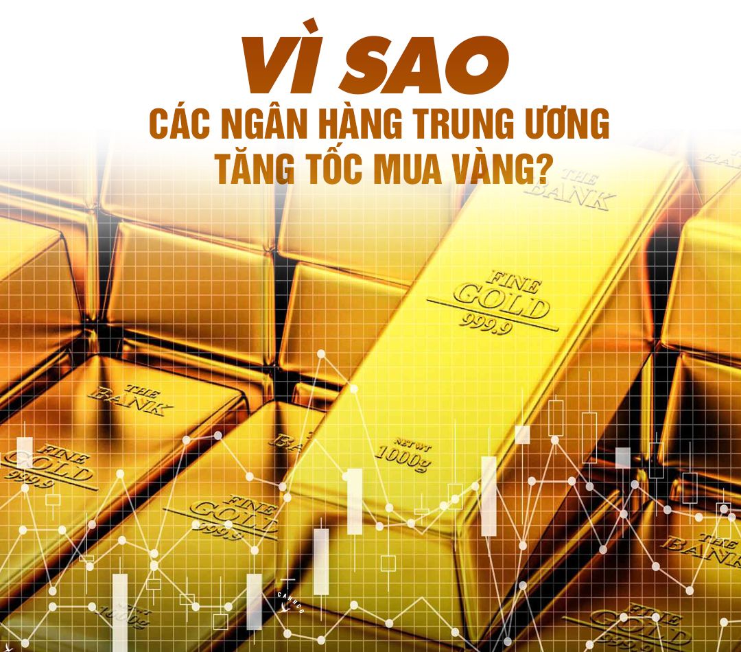 Vì sao các Ngân hàng trung ương tăng tốc mua vàng?