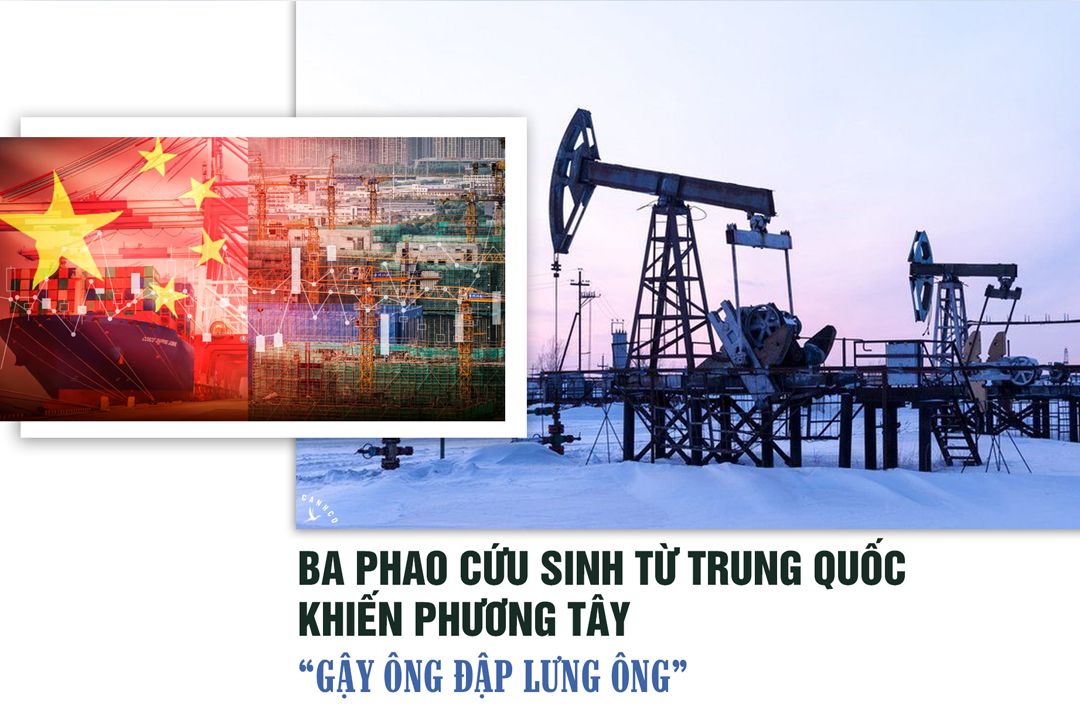 Ba phao cứu sinh từ Trung Quốc khiến phương Tây “gậy ông đập lưng ông”