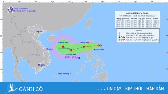 Áp thấp nhiệt đới đang hoạt động ngoài khơi Philippines