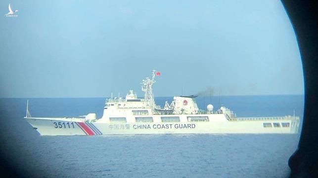 Tàu Haijing 35111 của Trung Quốc. (Ảnh: SOCIAL MEDIA)