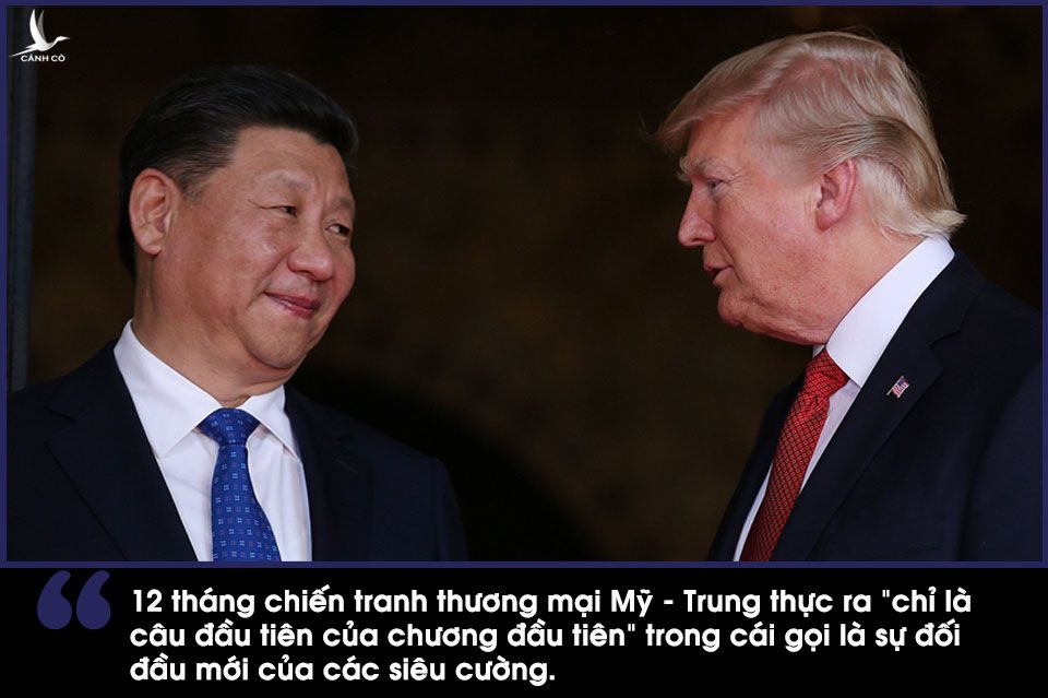 Chủ tịch Trung Quốc Tập Cận Bình và Tổng thống Mỹ Donald Trump