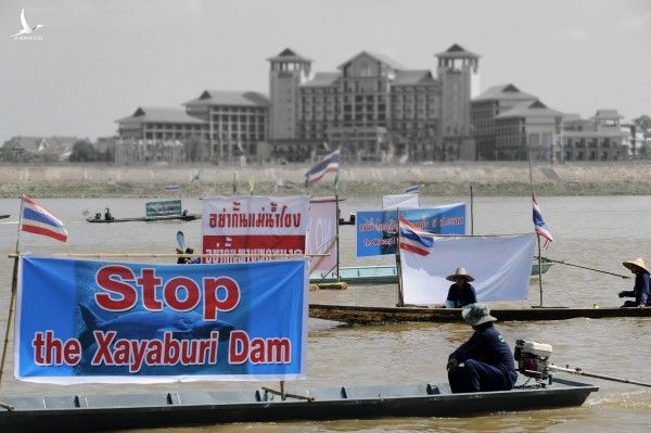 Protest against proposed Xayaburi dam