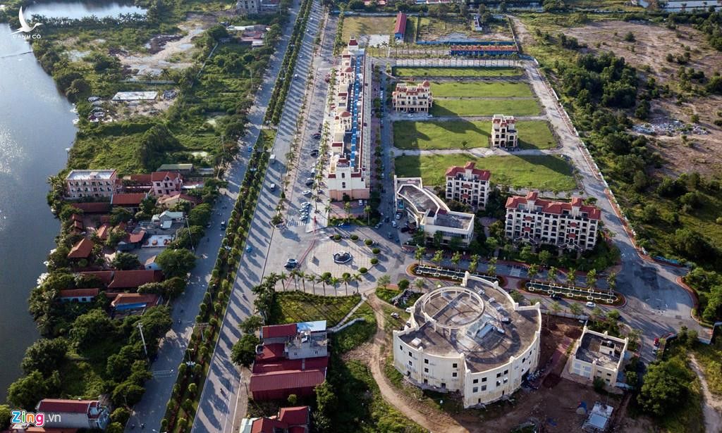 Toàn cảnh Khu đô thị Our City (Hải Phòng) rộng 43 ha - sào huyệt của gần 400 người Trung Quốc tham gia đường dây đánh bạc trực tuyến tại Việt Nam. 