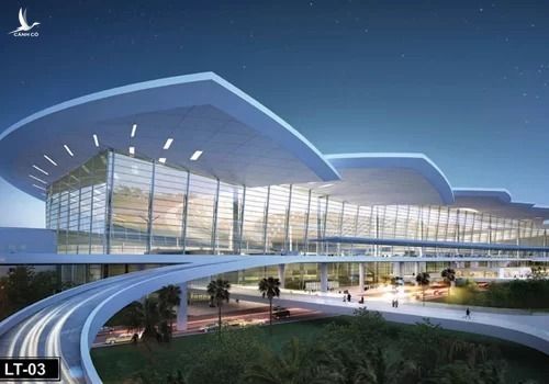 Phối cảnh thiết kế sân bay Long Thành.  