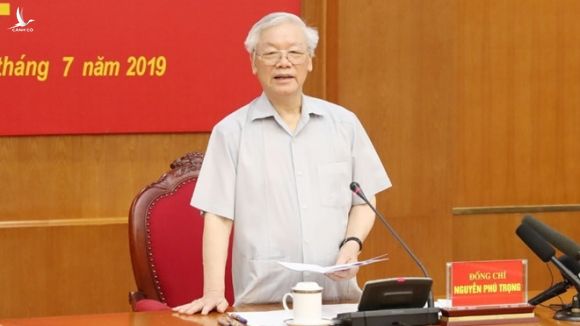 Tổng bí thư, Chủ tịch nước Nguyễn Phú Trọng phát biểu tại phiên họp /// Ảnh TTXVN