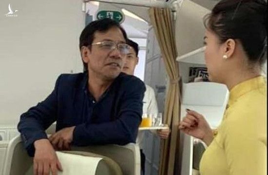 Vị khách nam bị tố sàm sỡ tiếp viên trưởng chuyến bay Hà Nội đi TP.HCM. 