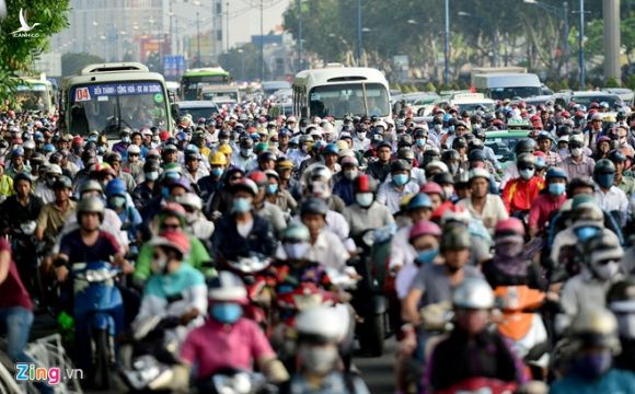 Đề xuất lắp 34 trạm thu phí ôtô vào trung tâm Sài Gòn
