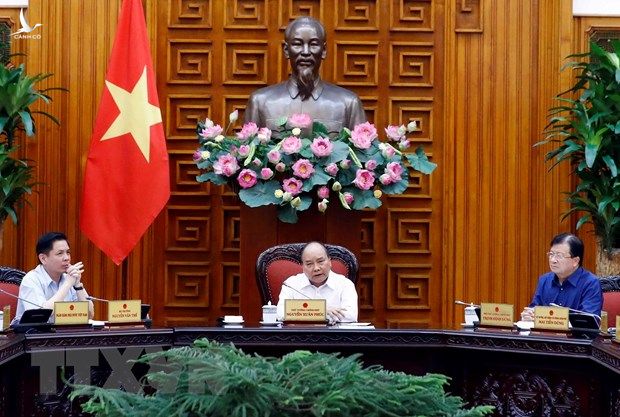  Thủ tướng Nguyễn Xuân Phúc cùng đại diện các bộ, ngành làm việc với tỉnh Tiền Giang nhằm tìm giải pháp tháo gỡ khó khăn cho dự án đường cao tốc Trung Lương-Mỹ Thuận. 