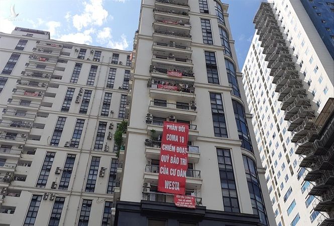 Nhiều CĐT COMMA 18 không chịu bàn giao quỹ bảo trì khiến cư dân bức xúc Ảnh: Minh Đức 
