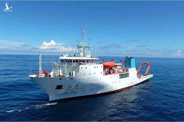 Tàu khảo sát Zhangjian của Trung Quốc (Ảnh: CMRV) 
