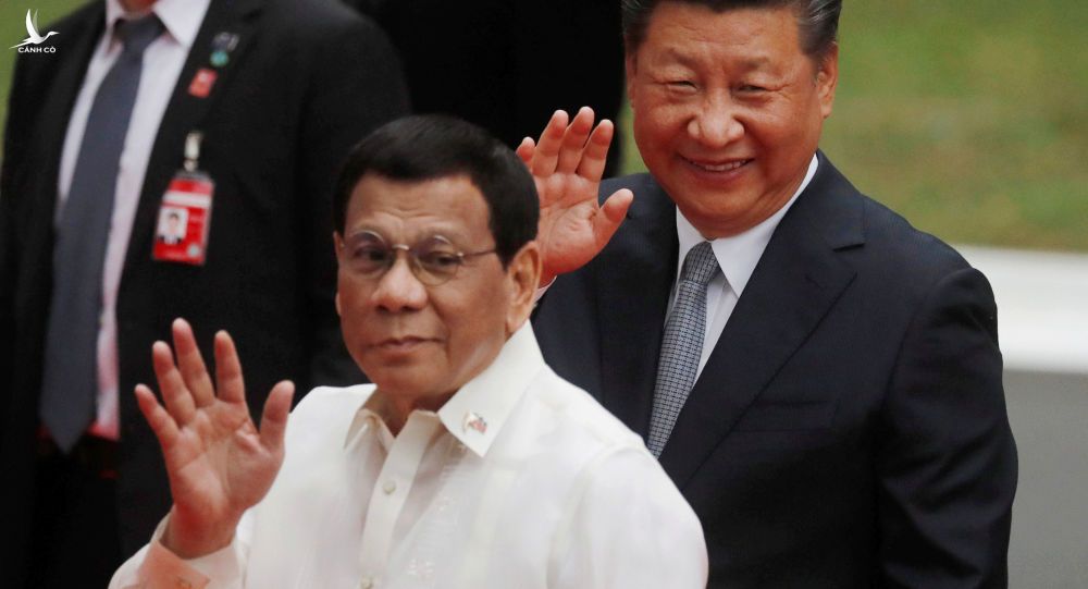 Chủ tịch Trung Quốc Tập Cận Bình và Tổng thống Philippines Duterte