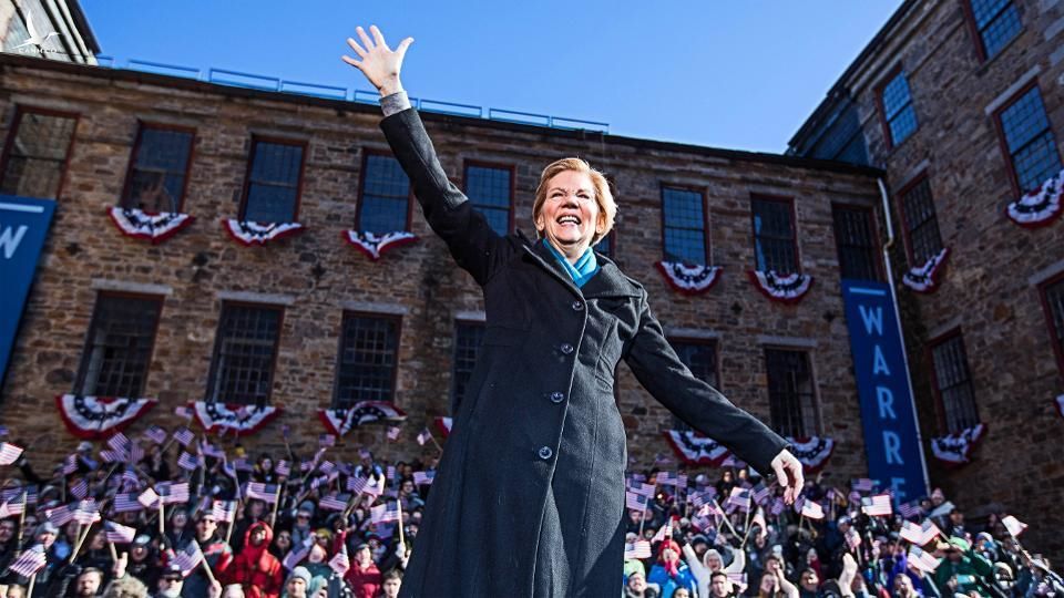Elizabeth Warren là ứng viên tiềm năng trong cuộc tranh cử tổng thống Mỹ 2020. Ảnh: Getty Images.