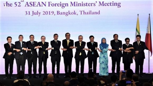 Các Bộ trưởng Ngoại giao ASEAN tại AMM52 /// Ảnh Bộ Ngoại giao