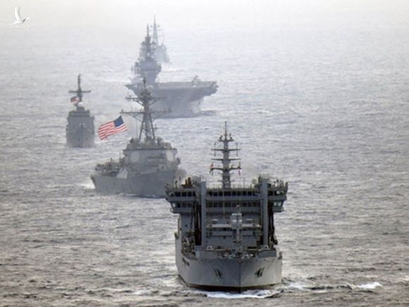 Tàu Mỹ, Nhật Bản, Ấn Độ và Philippines diễn tập ở Biển Đông hồi tháng 5 /// JMSDF