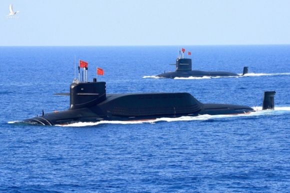Tàu ngầm hạt nhân Type 094A mang tên lửa đạn đạo của Trung Quốc /// Reuters