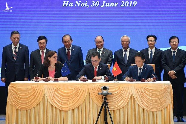 Lễ ký EVFTA giữa EU và Việt Nam tại Hà Nội hôm 30/6/2019 