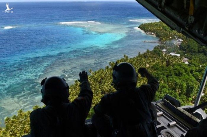 Quân nhân Mỹ tại Micronesia năm 2017 (Ảnh: Zuma Press) 