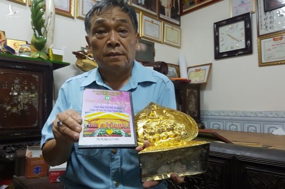Mạo danh đền Trần nhét sắt, nhồi xi măng vào tượng Phật dát vàng