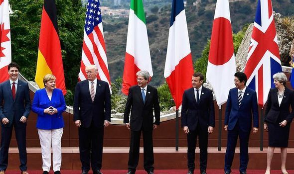 Hình ảnh G-7 giờ đây trở nên quen thuộc khi không còn Nga. 