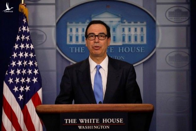 Bộ trưởng Tài chính Mỹ Steven Mnuchin cáo buộc Trung Quốc thao túng tiền tệ. Ảnh: Reuters. 