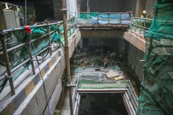 Diện mạo đường hầm Metro số 1 xuyên lòng đất tại trung tâm TP HCM - Ảnh 7.