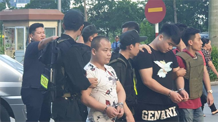 Nhóm đối tượng người Trung Quốc bị bắt giữ 