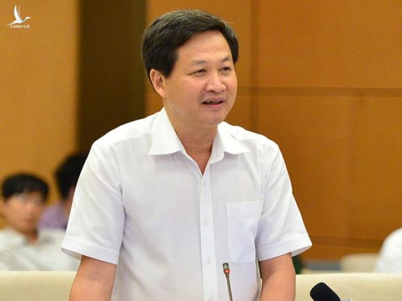 Tổng thanh tra Chính phủ Lê Minh Khái trình bày báo cáo công tác giải quyết khiếu nại, tố cáo năm 2019 của Chính phủ  /// Ảnh: Gia Hân