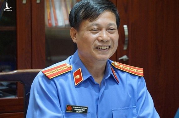 Ông Đinh Minh Tảo - Viện trưởng Viện Kiểm sát nhân dân quận Cầu Giấy.