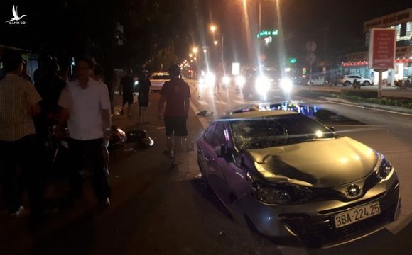 Chủ nhiệm UBKT Đảng ủy khối cơ quan và doanh nghiệp Hà Tĩnh lái ô tô tông 2 thanh niên nguy kịch