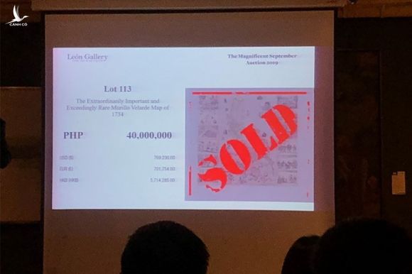 Ban do trong vu Philippines thang kien TQ ban dau gia duoc 774.000 USD hinh anh 1 