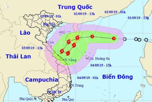 Áp thấp nhiệt đới lao nhanh 20-25 km/giờ, mạnh lên thành bão vào miền Trung - Ảnh 1.