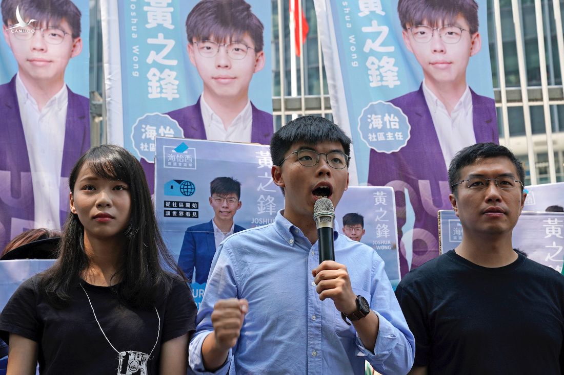 Joshua Wong, 22 tuổi, dự kiến hôm 28/9 sẽ tuyên bố ra tranh cử