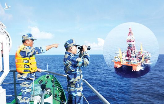 Cảnh sát biển Việt Nam tuần tra bảo vệ chủ quyền (Cảnh cảnh sát biển). 