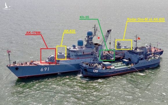 Thấy vũ khí trên tàu Gepard Nga, ngỡ ngàng về sức mạnh Tàu 016 Quang Trung của HQVN - Ảnh 2.