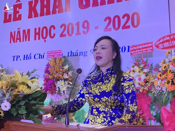 Bộ trưởng Y tế Nguyễn Thị Kim Tiến phát biểu tại trường Đại học Y Dược TP HCM