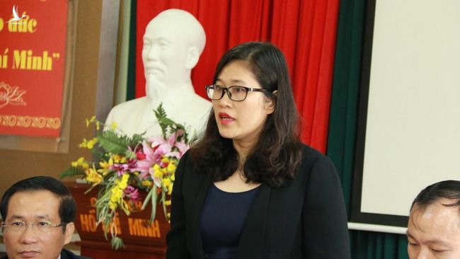  bà Trịnh Thị Dung - Phó Chủ tịch UBND Quận Cầu Giấy