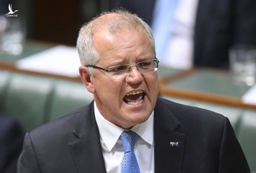 Thủ tướng Australia Scott Morrison trong phiên họp hạ viện ngày 10/9 ở Canberra. Ảnh: Reuters.