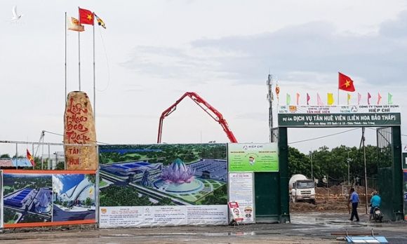 Nghi van doanh nghiep banh pia thue dat de kinh doanh du lich tam linh hinh anh 2