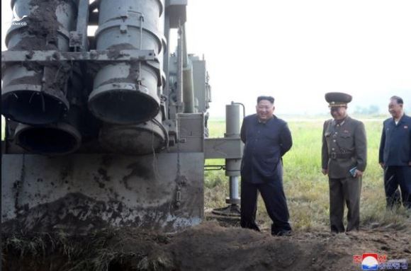 KCNA: Triều Tiên thử nghiệm tên lửa siêu lớn - ảnh 1