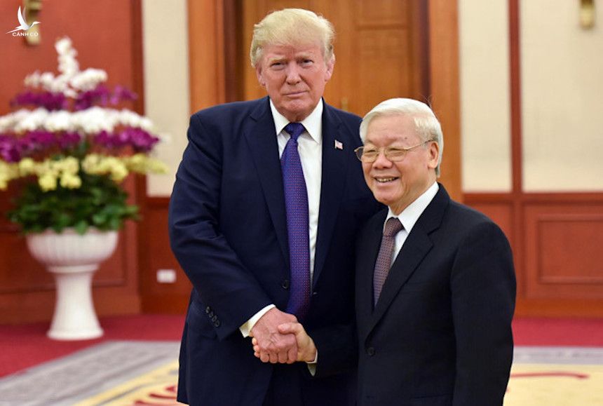 Tổng thống Donald Trump mời Chủ tịch nước Nguyễn Phú Trọng thăm chính thức Hoa Kỳ 