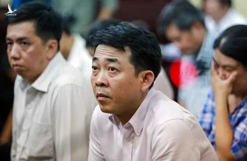 Hùng và đồng phạm tại tòa năm 2017. Ảnh: Thành Nguyễn.