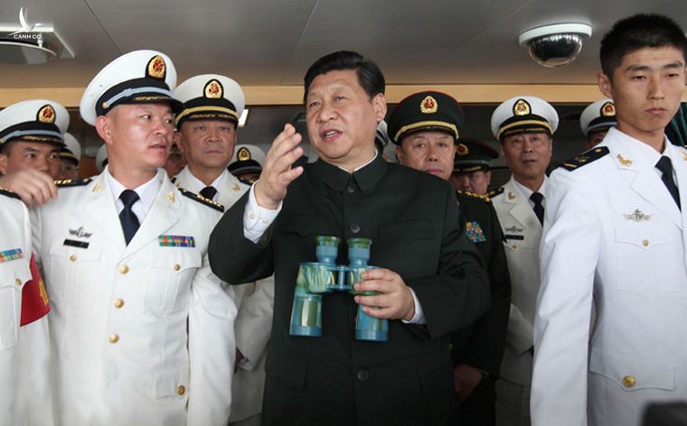 Ông Tập Cận Bình thị sát căn cứ hải quân Trung Quốc 