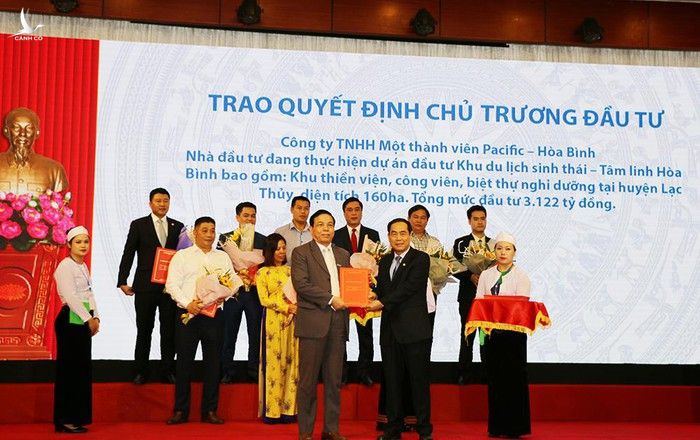 Tập đoàn Thái Bình Dương được chấp thuận chủ trương đầu tư dự án Khu du lịch sinh thái - tâm linh Hòa Bình từ năm 2016