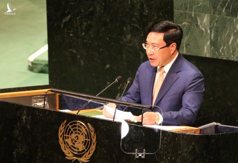 Bộ trưởng Ngoại giao Phạm Bình Minh phát biểu tại Liên Hợp Quốc