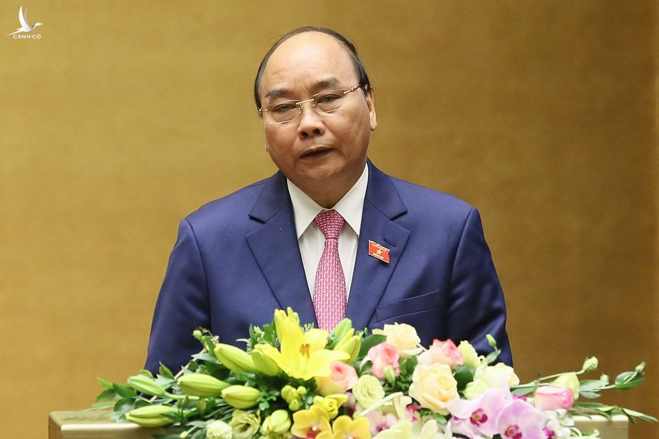 Thủ tướng Nguyễn Xuân Phúc báo cáo trước Quốc hội 